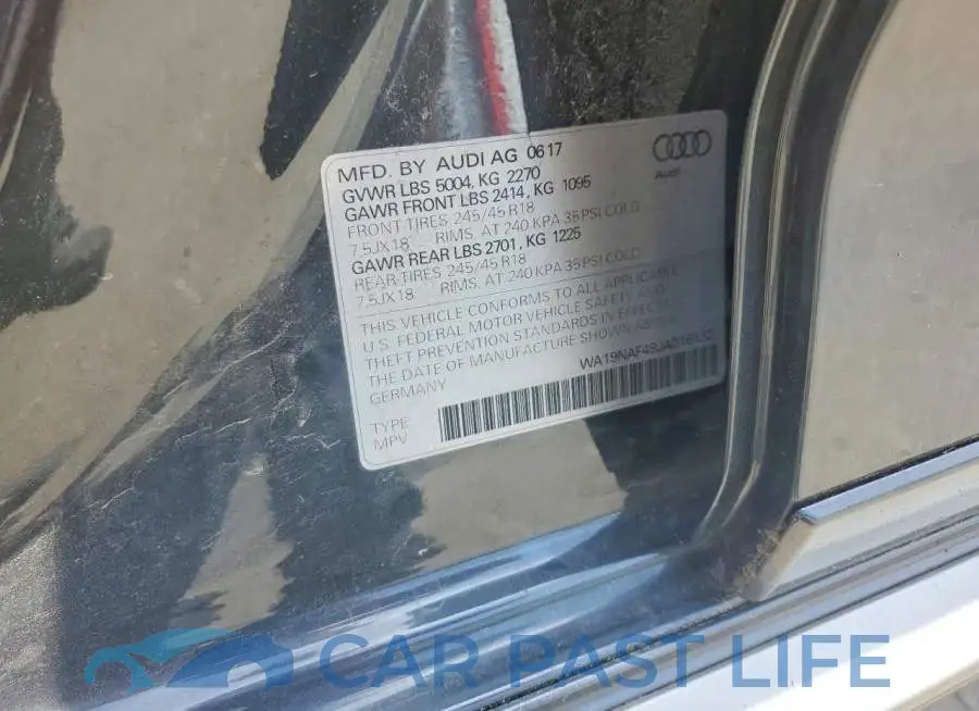 WA19NAF49JA016132# 13