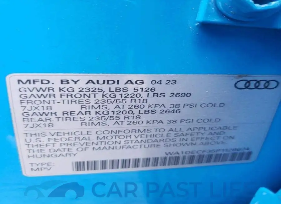 WA1DECF35P1128674# 13