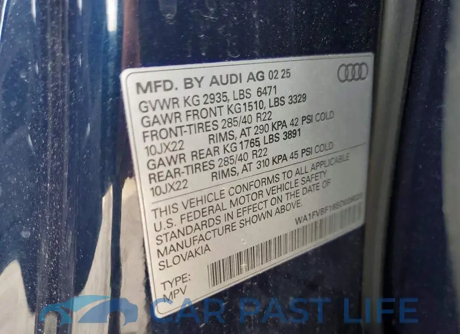 WA1FVBF16SD026020# 13