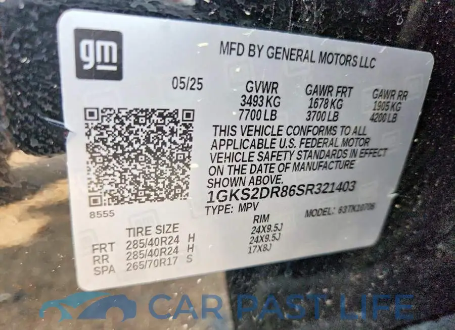 1GKS2DR86SR321403# 13