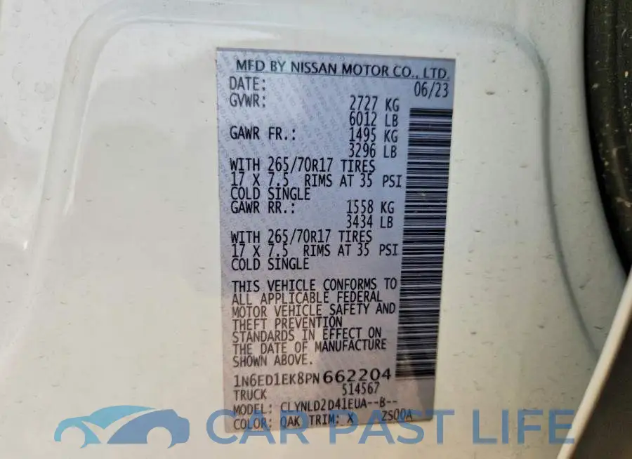 1N6ED1EK8PN662204# 13