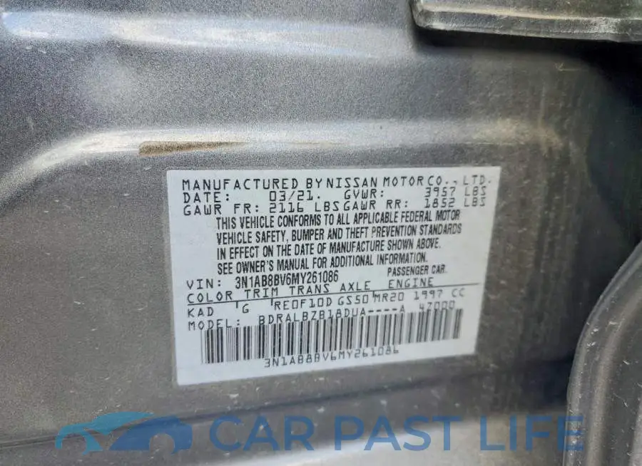 3N1AB8BV6MY261086# 12