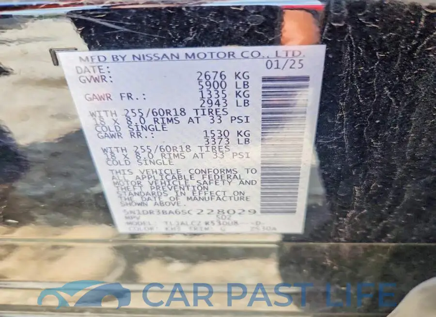 5N1DR3BA6SC228029# 14