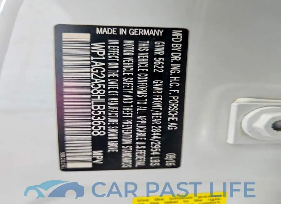 WP1AG2A58HLB53658# 12