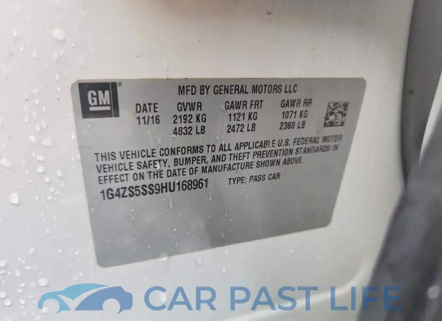 1G4ZS5SS9HU168961# 12