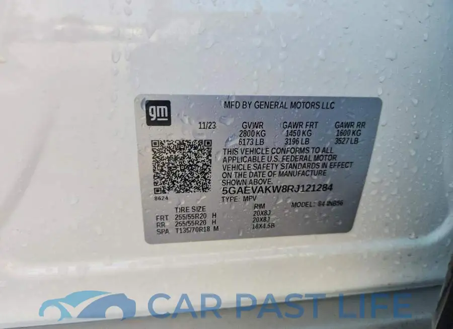 5GAEVAKW8RJ121284# 13