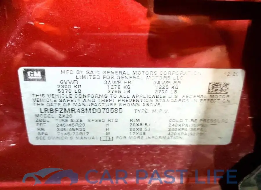 LRBFZMR43MD070585# 13