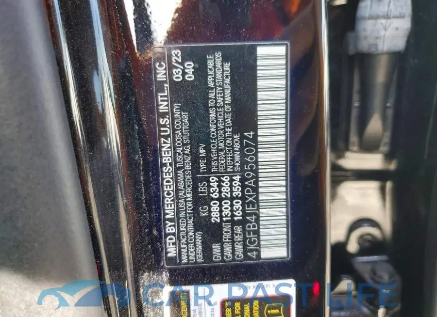 4JGFB4JEXPA956074# 13