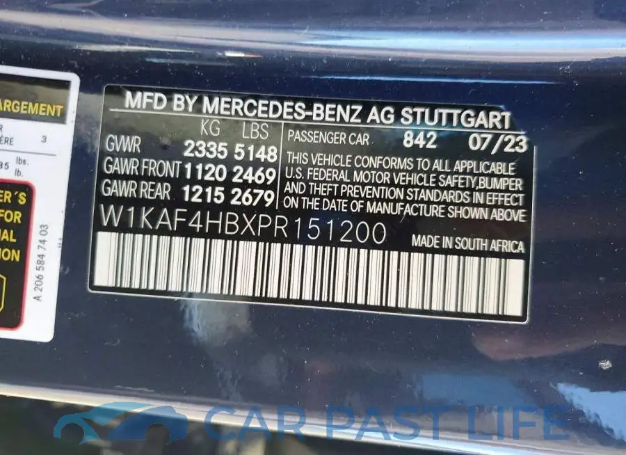 W1KAF4HBXPR151200# 12