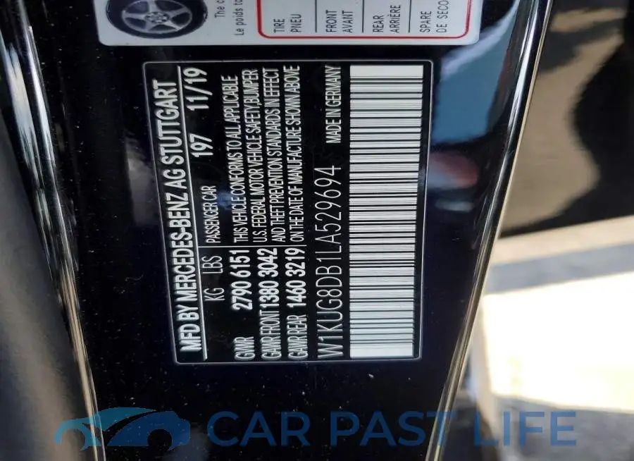 W1KUG8DB1LA529694# 12