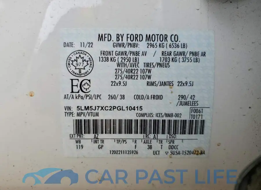 5LM5J7XC2PGL10415# 14