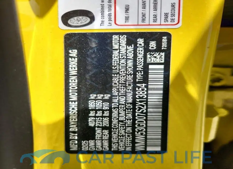 WMW53GD07S2X13854# 12
