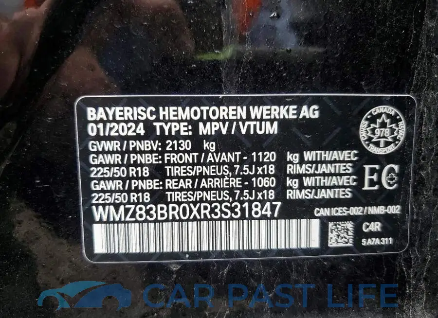 WMZ83BR0XR3S31847# 13