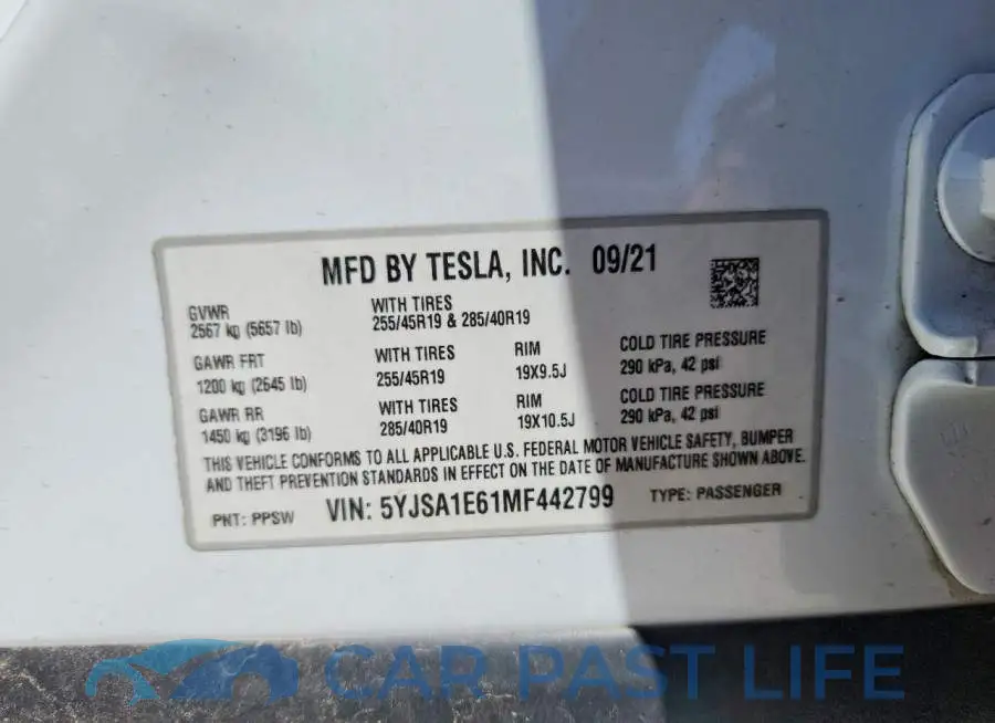 5YJSA1E61MF442799# 13