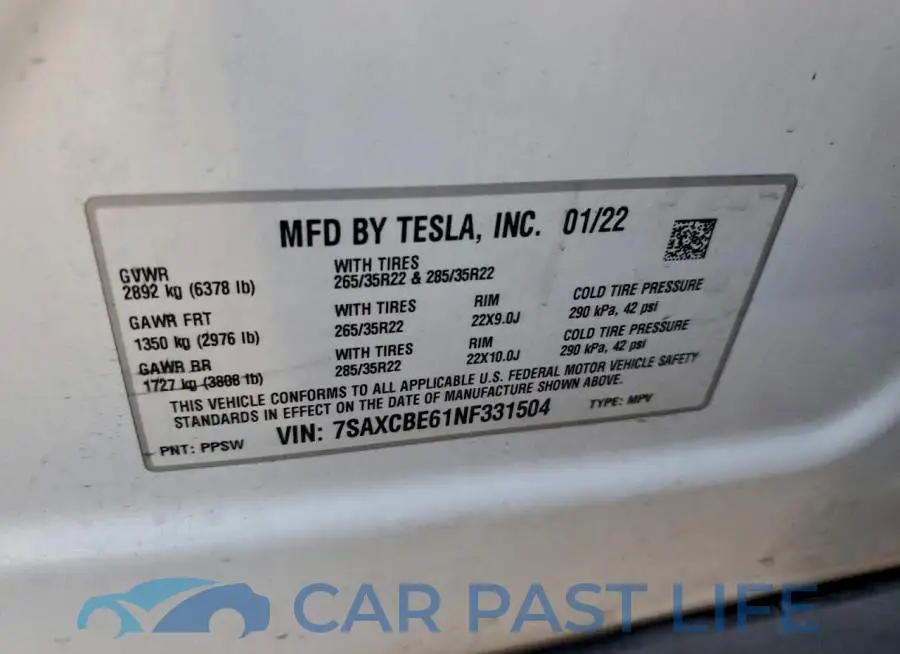 7SAXCBE61NF331504# 12