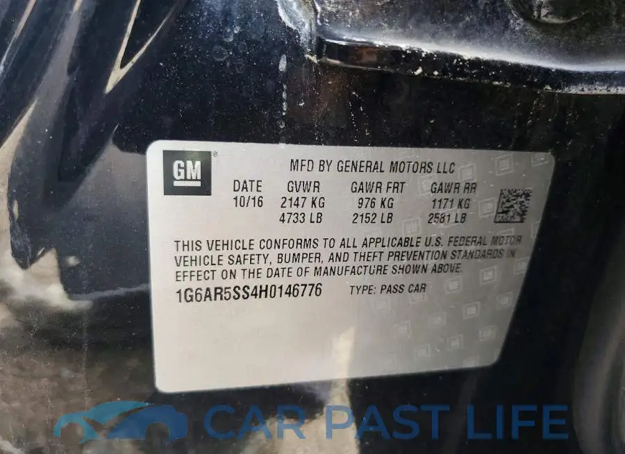 1G6AR5SS4H0146776# 12