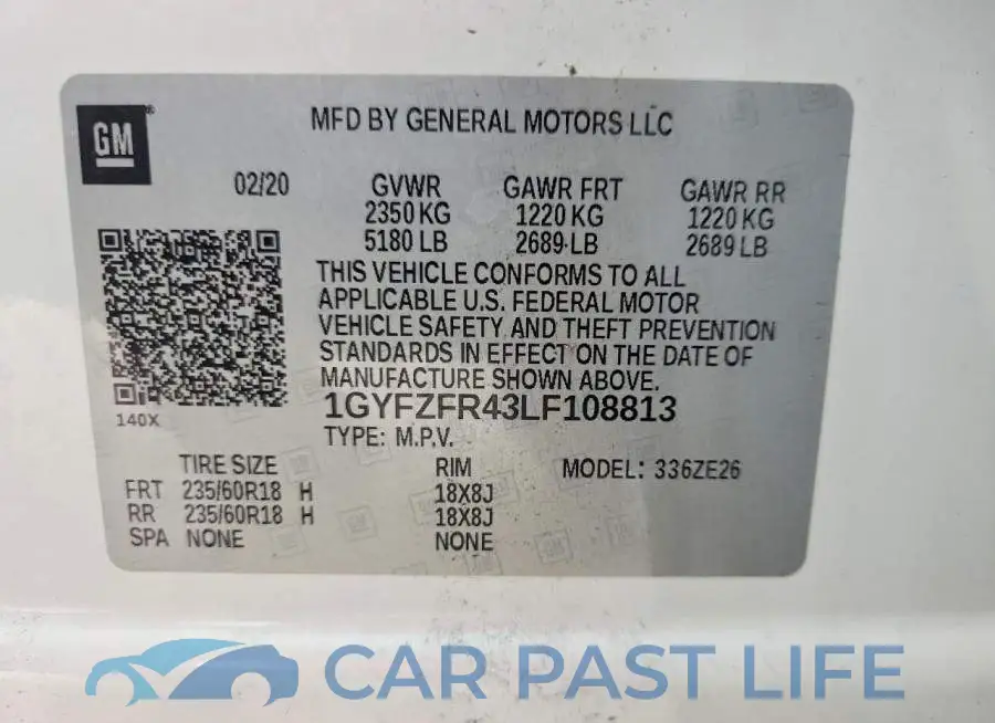 1GYFZFR43LF108813# 12