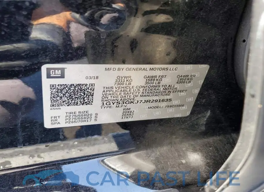 1GYS3GKJ7JR291635# 12