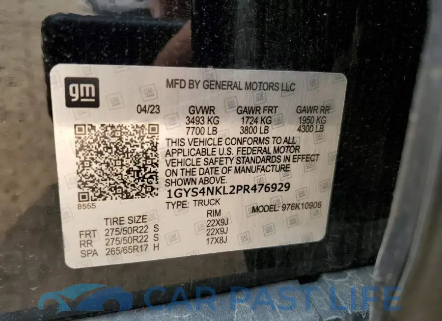 1GYS4EKL6MR438230# 13