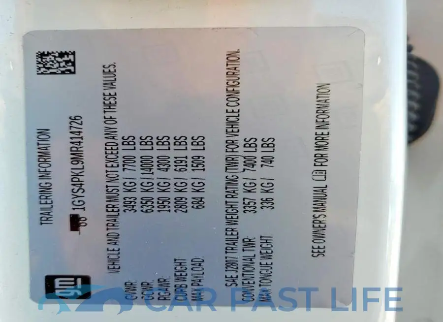 1GYS4PKL9MR414726# 13