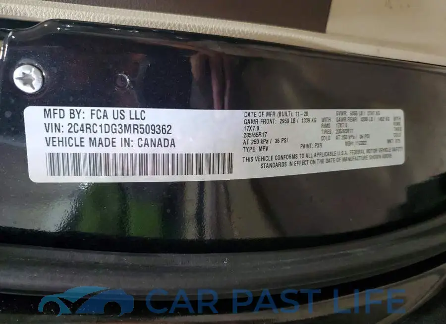 2C4RC1DG3MR509362# 13