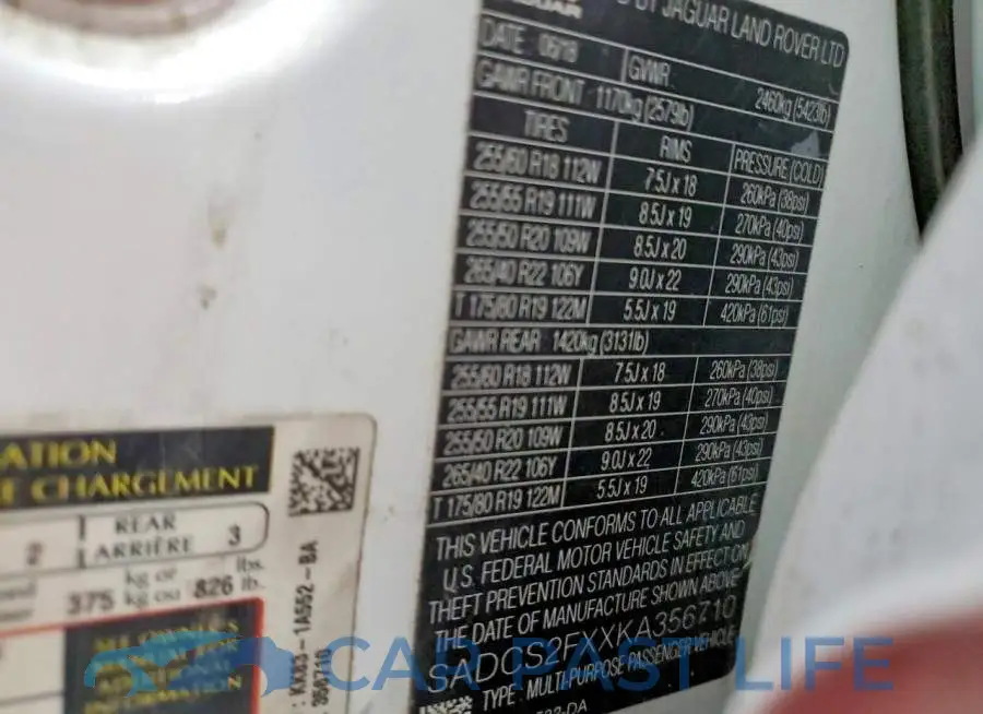 SADCS2FXXKA356710# 13