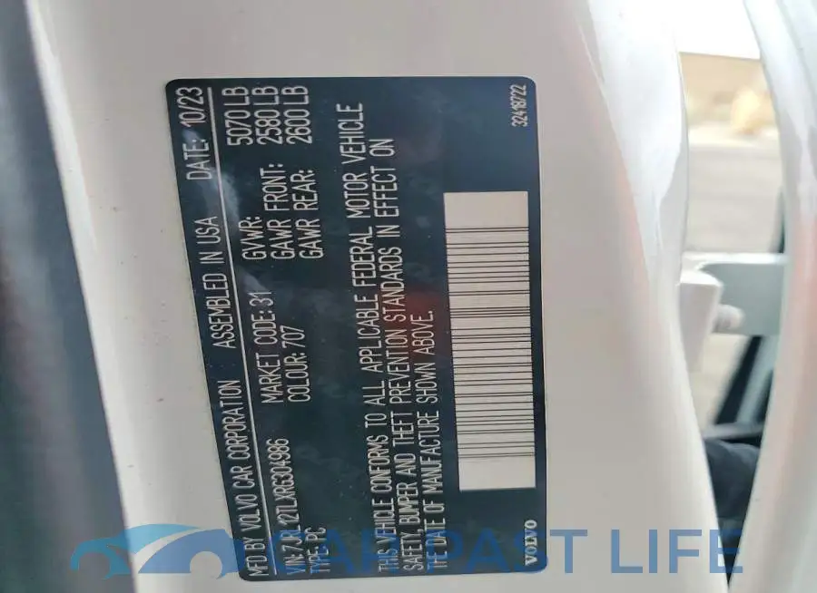 7JRL12TLXRG304986# 12
