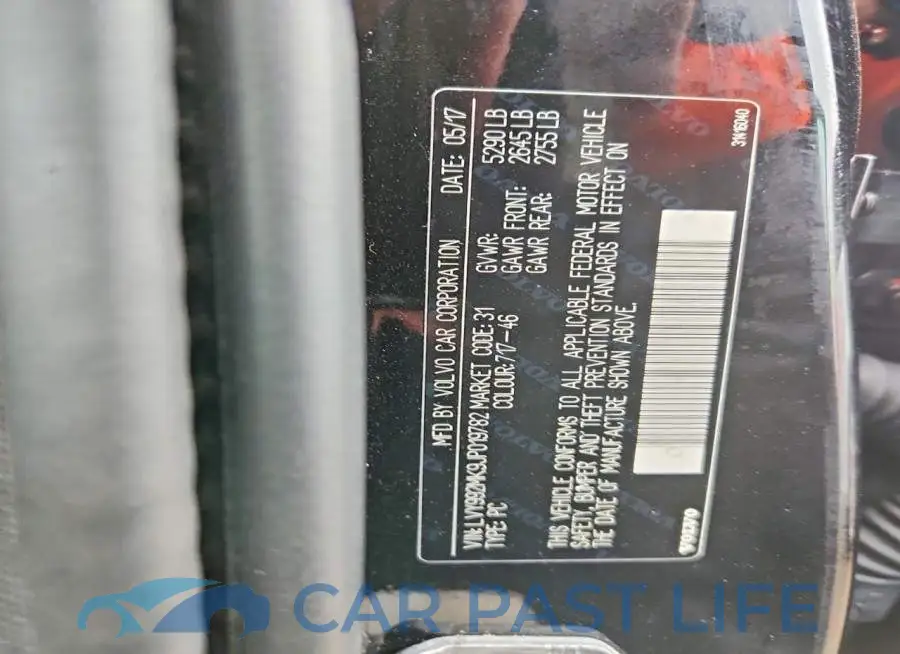 LVY992MK9JP019782# 13