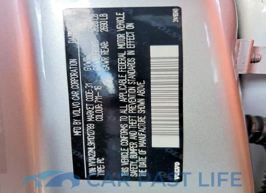 YV1A22ML9H1012789# 13