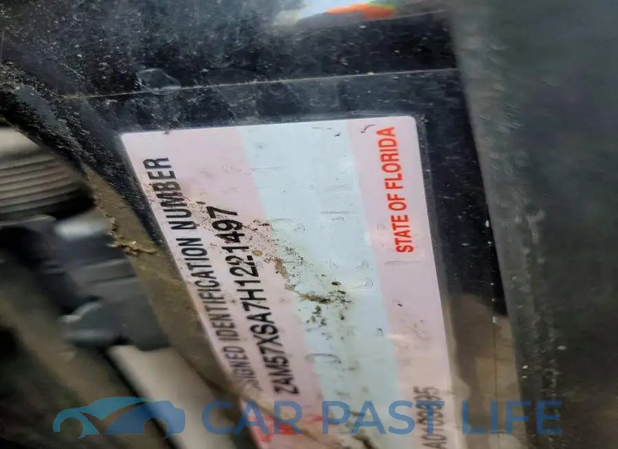 ZAM57XSA7H1221497# 13