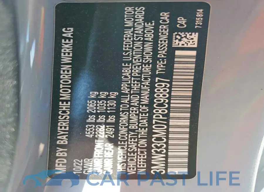 3MW33CM07P8C98897# 12