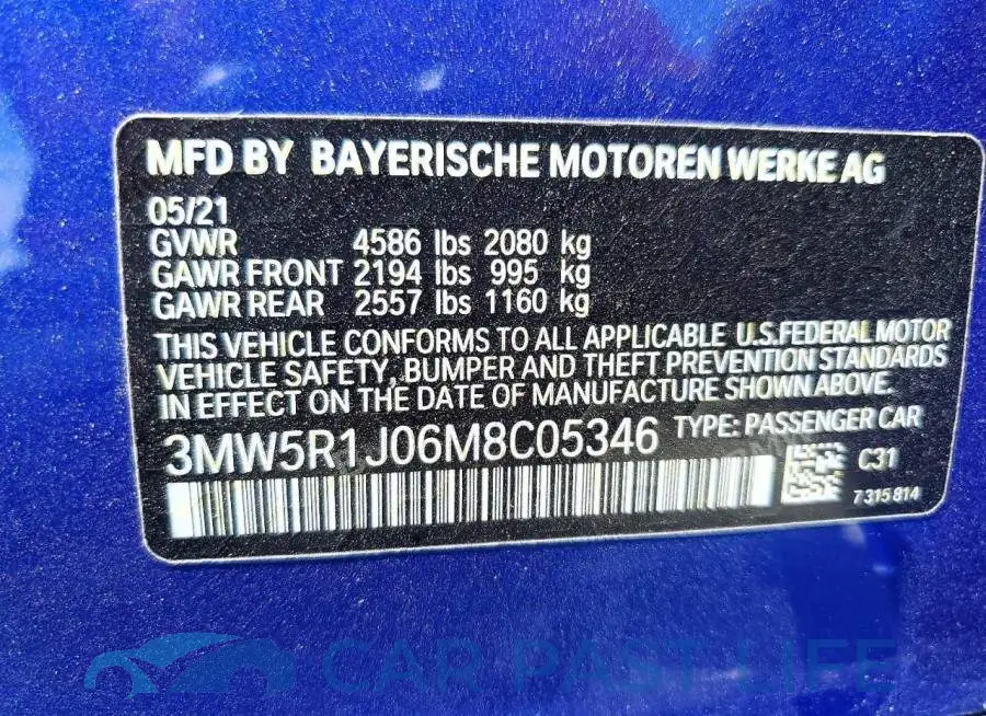 3MW5R1J06M8C05346# 12