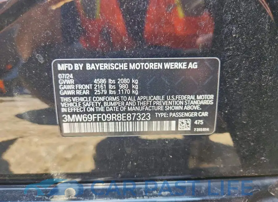 3MW69FF09R8E87323# 12