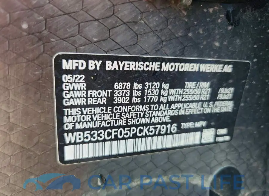 WB533CF05PCK57916# 13