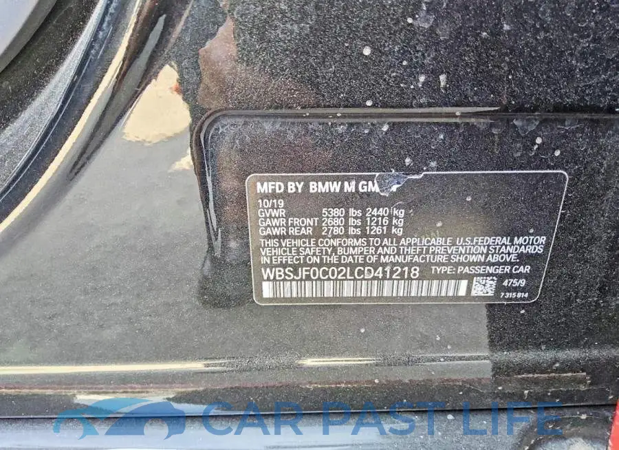 WBSJF0C02LCD41218# 12
