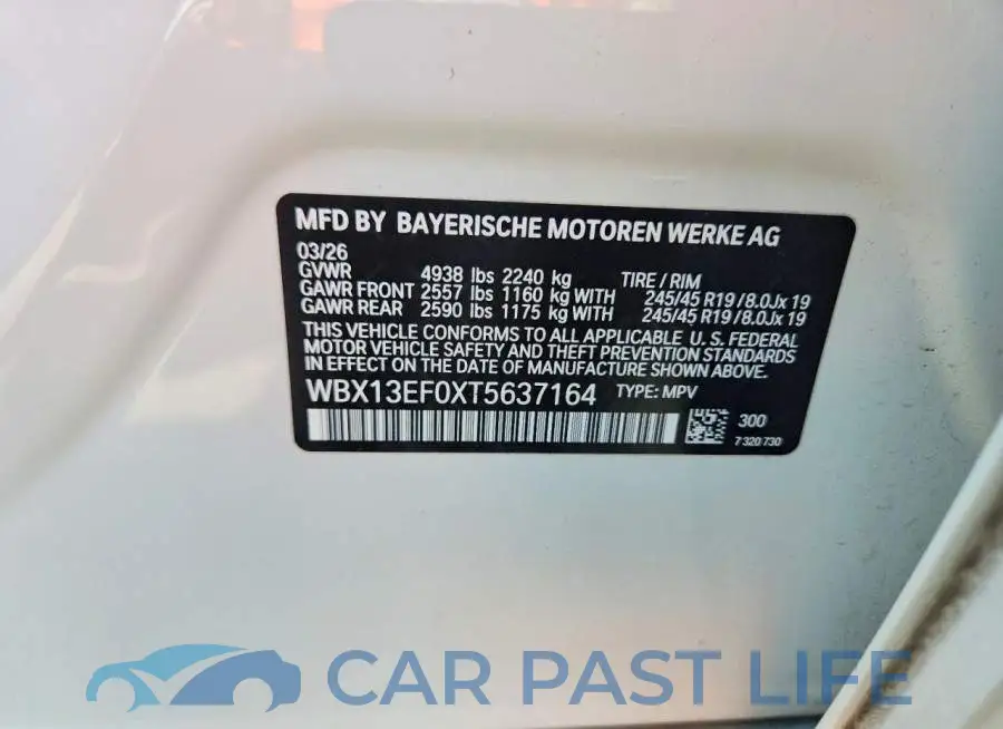 WBX13EF0XT5637164# 12