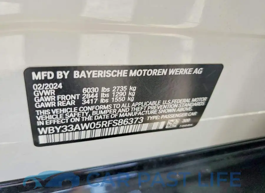 WBY33AW05RFS86373# 12
