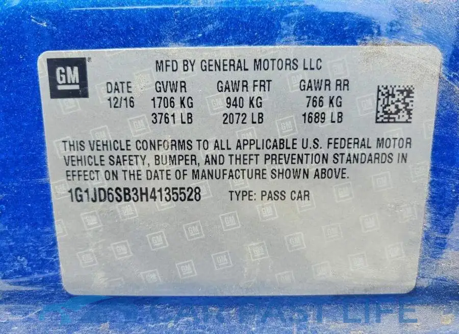 1G1JD6SB3H4135528# 13