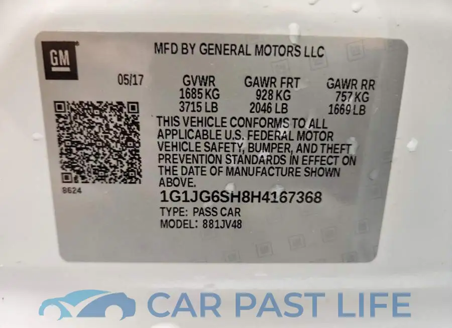 1G1JG6SH8H4167368# 13