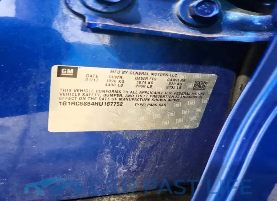 1G1RC6S54HU187752# 13