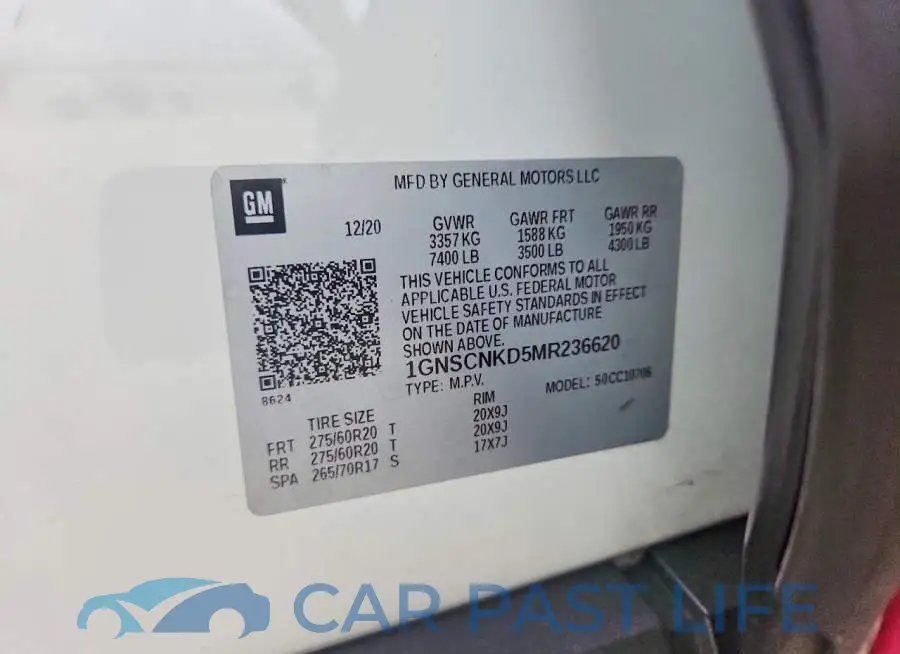1GNSCNKD5MR236620# 14