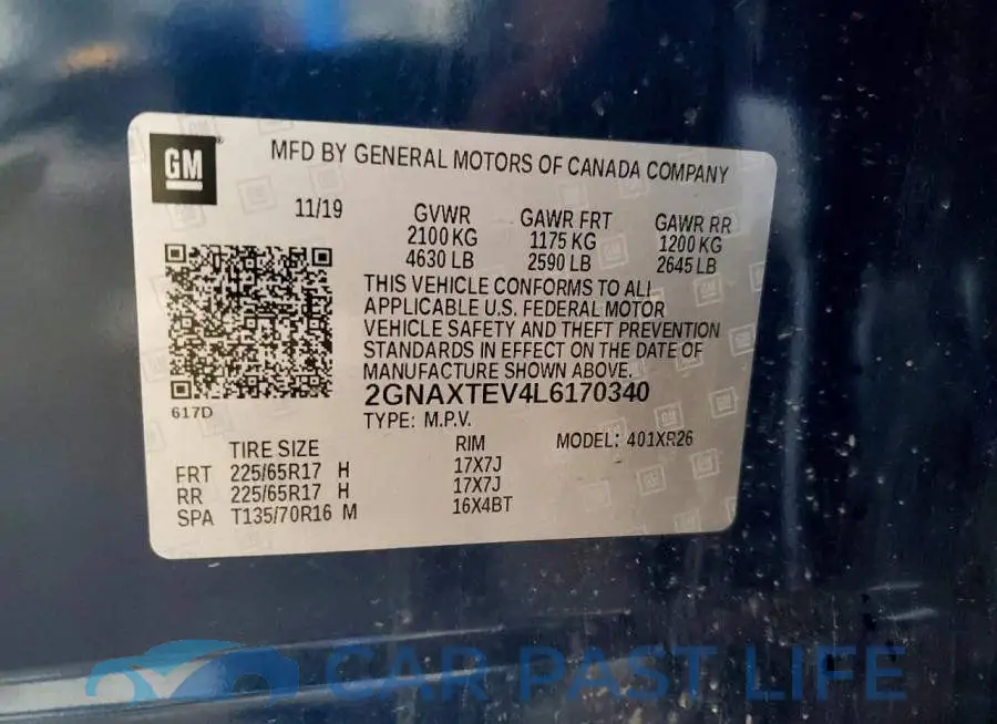 2GNAXTEV4L6170340# 13