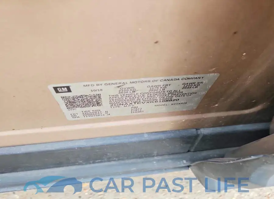 2GNAXTEVXK6168820# 13