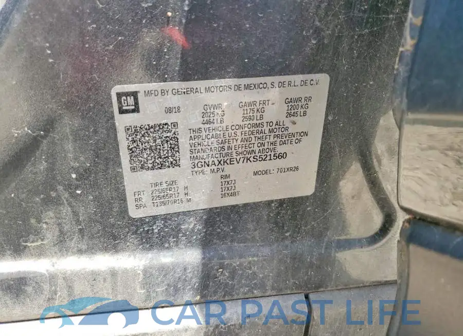 3GNAXKEV7KS521560# 14