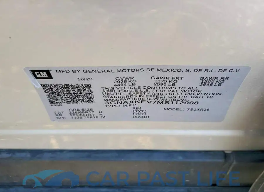 3GNAXKEV7MS112008# 12