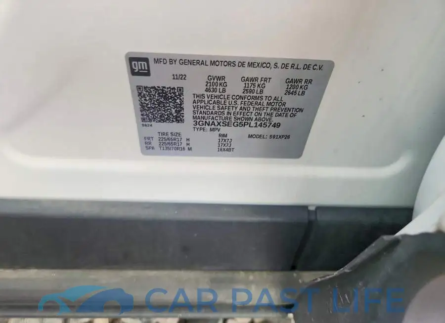 3GNAXSEG5PL145749# 13