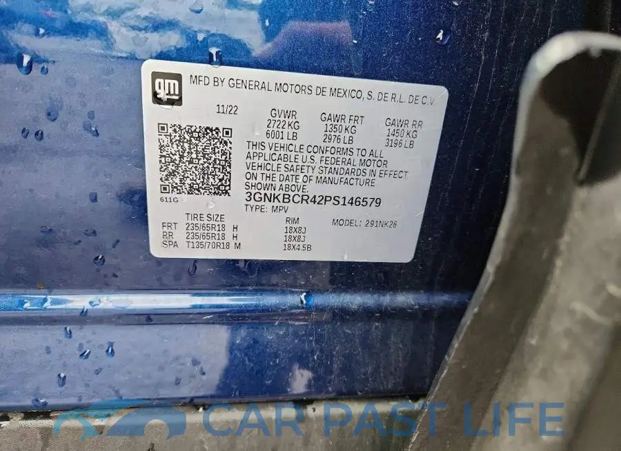 3GNKBCR42PS146579# 13