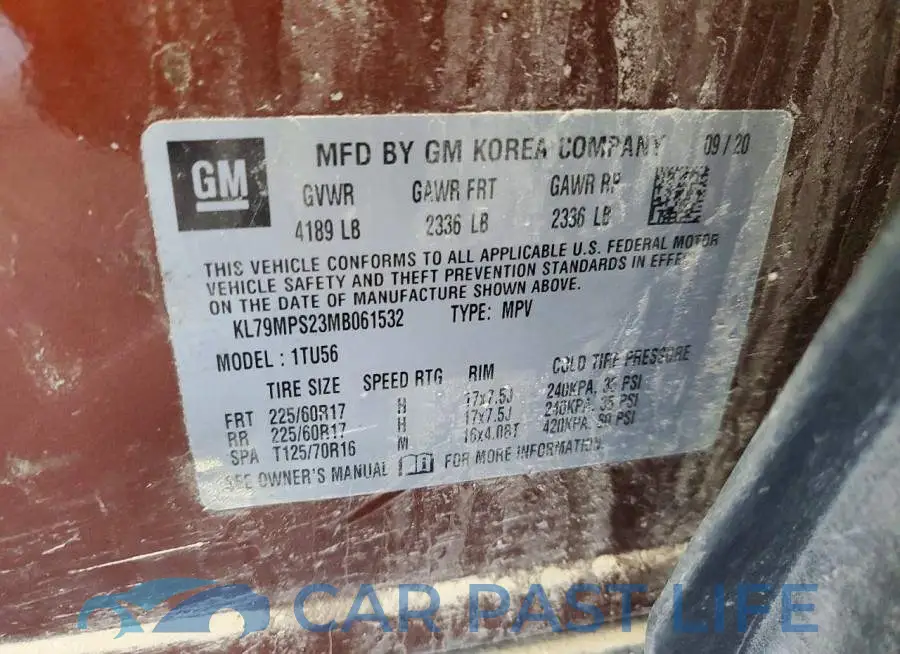KL79MPS23MB061532# 12