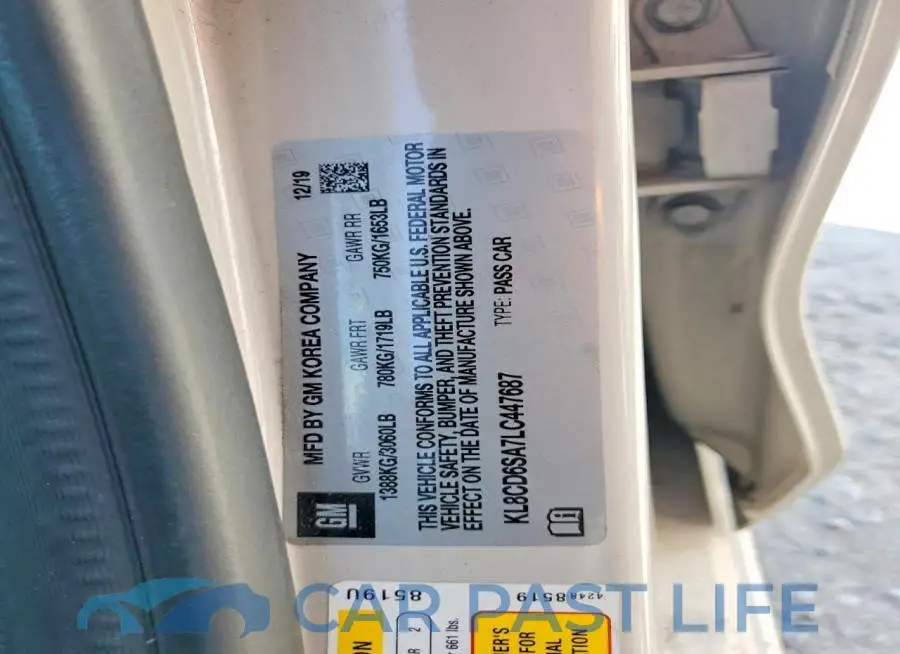 KL8CD6SA7LC447687# 14