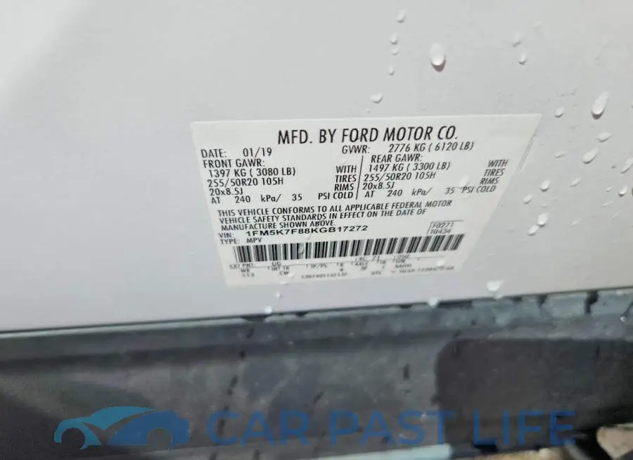 1FM5K7F88KGB17272# 13